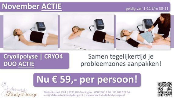 November Actie 2 2024 Cryolipolyse - Afslankstudio Body Design