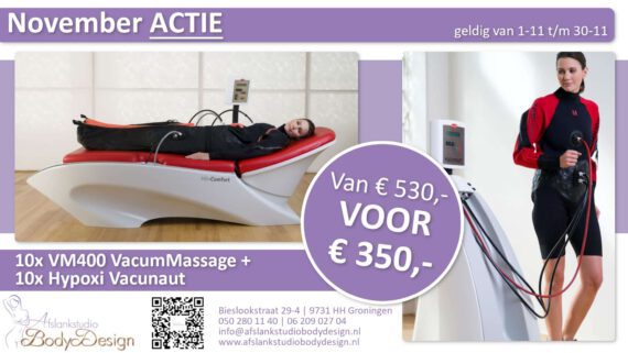 November Actie 2024 - Afslankstudio Body Design