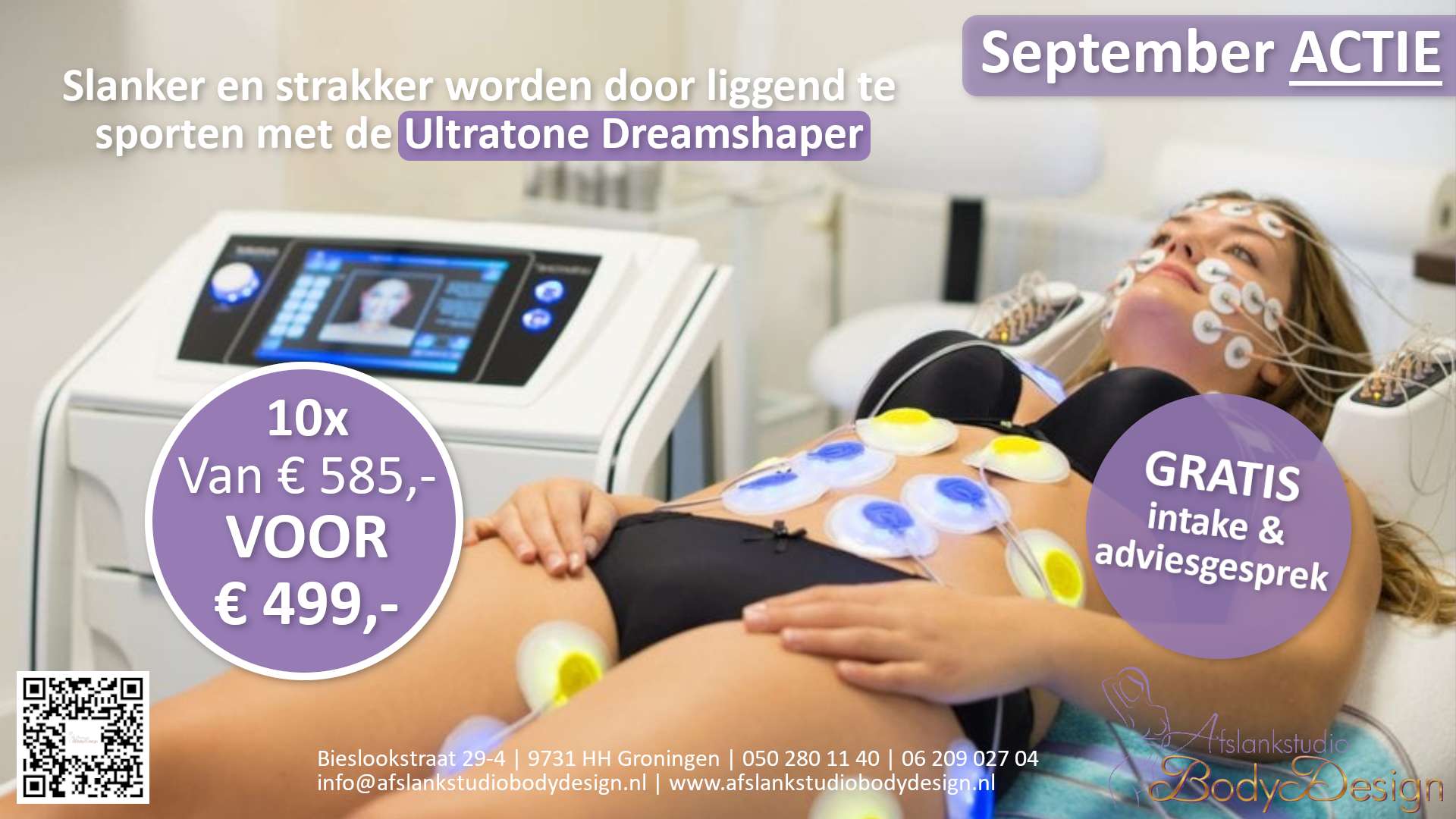 September actie Dreamshaper - Afslankstudio Body Design