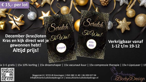 december krasloten 2025 - Afslankstudio Body Design