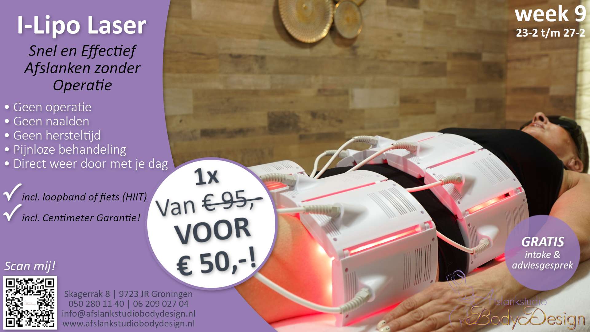 week deal 9 2026 site - afslankstudio bodydesign Groningen