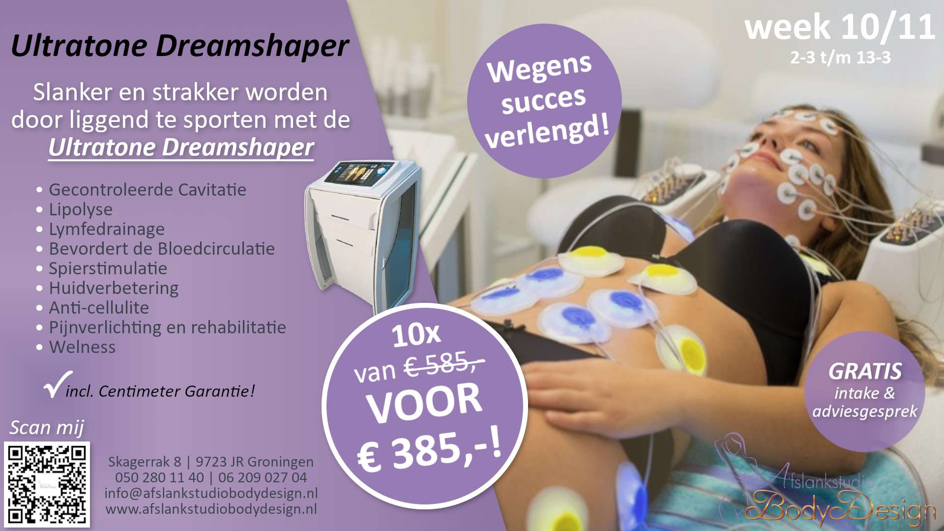 week deal 10-11 2026 site - Afslankstudio Body Design Groningen