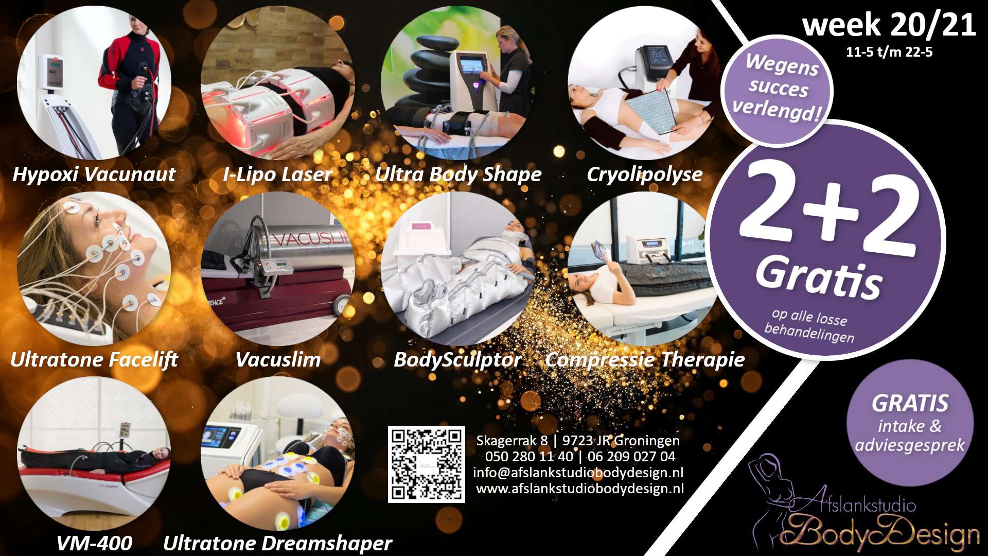week deal 20-21 2026 - Afslankstudio Body Design Groningen