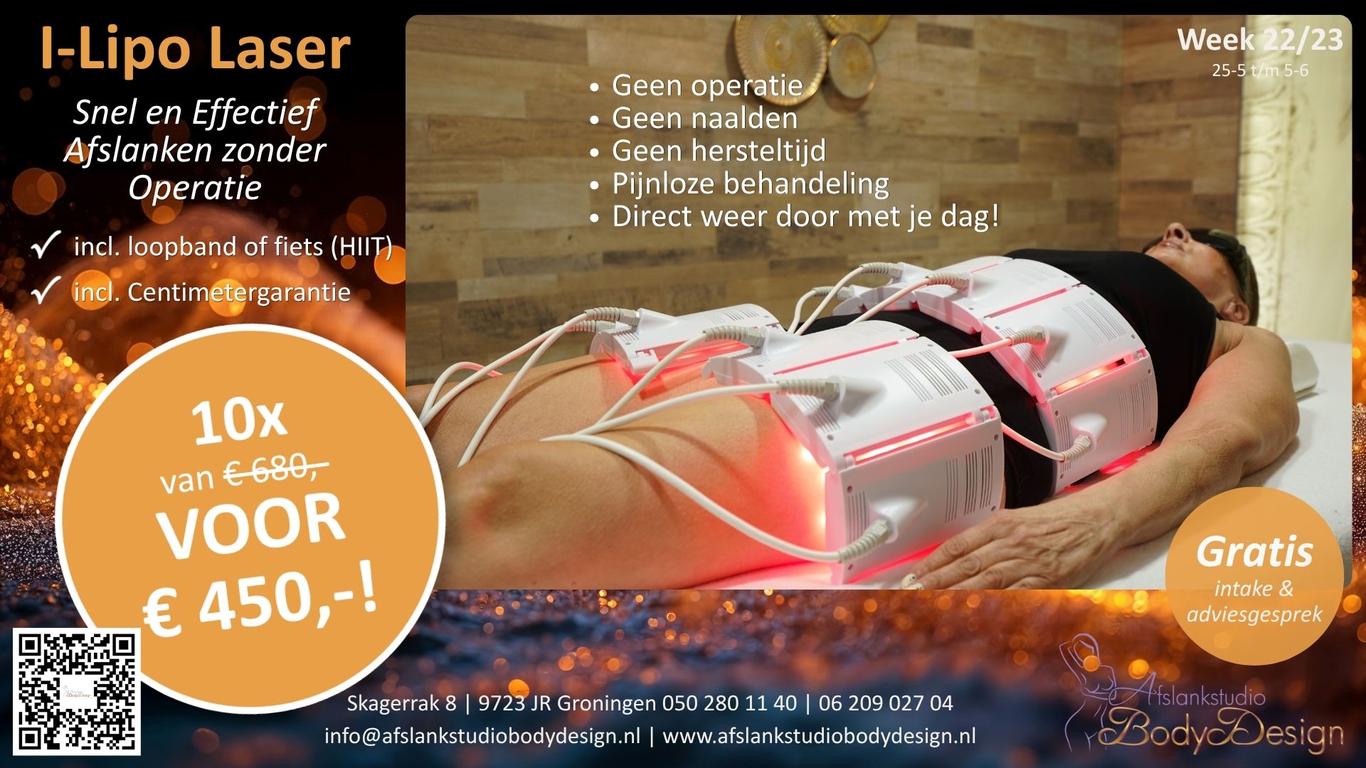 Week deal 22-23 2026 - Afslankstudio Body Design Groningen