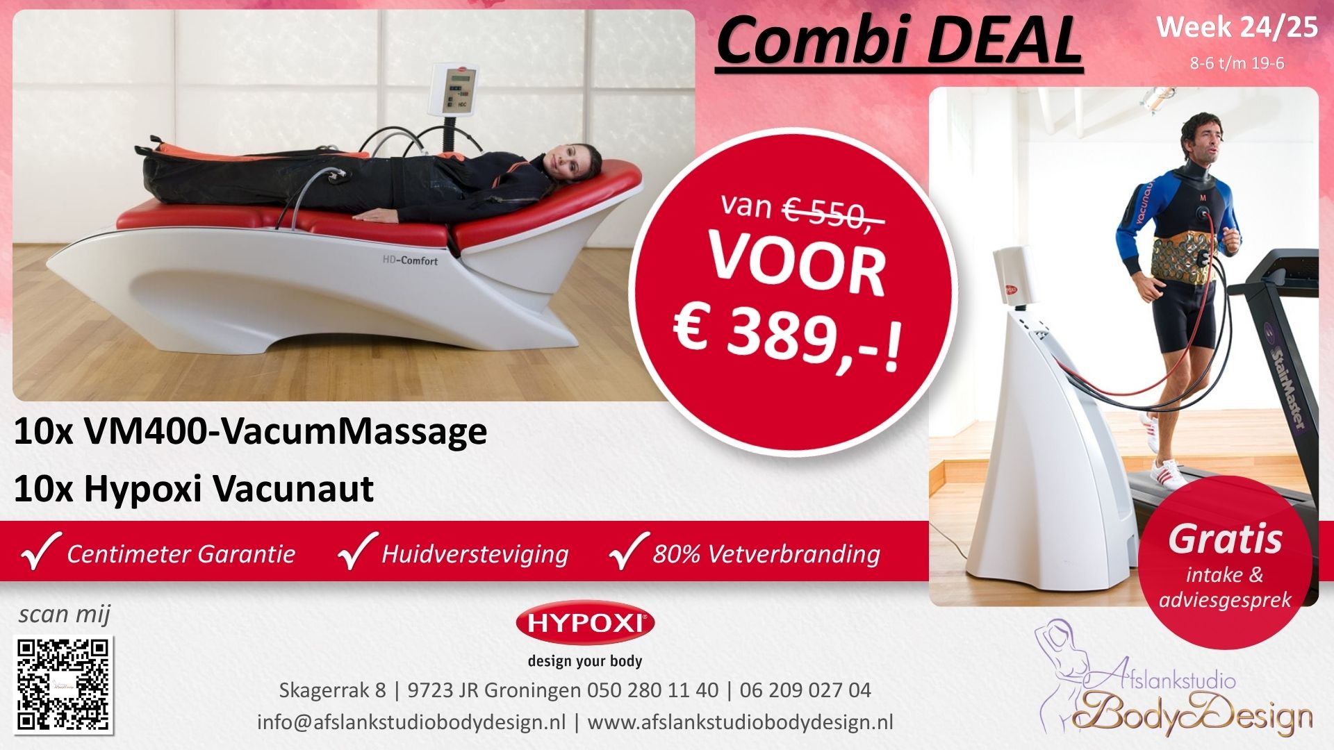 week deal 24-25 2026 Hypoxi - Afslankstudio Body Design Groningen